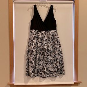 Cocktail Dress-black and silver